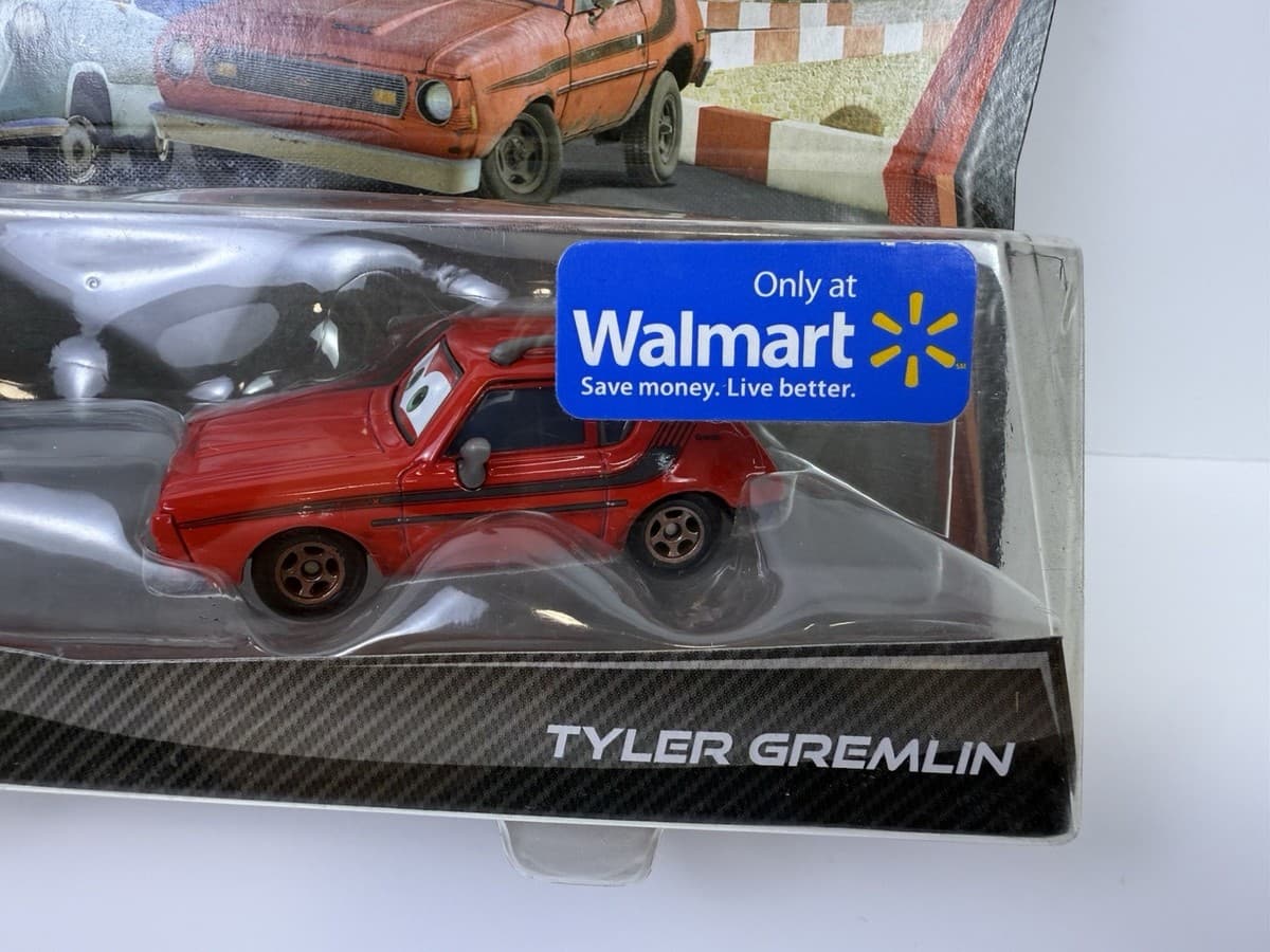 NIB Disney Pixar Cars 2 Maters Secret Mission Professor Z &amp; Tyler Gremlin Set  thumbnail 3