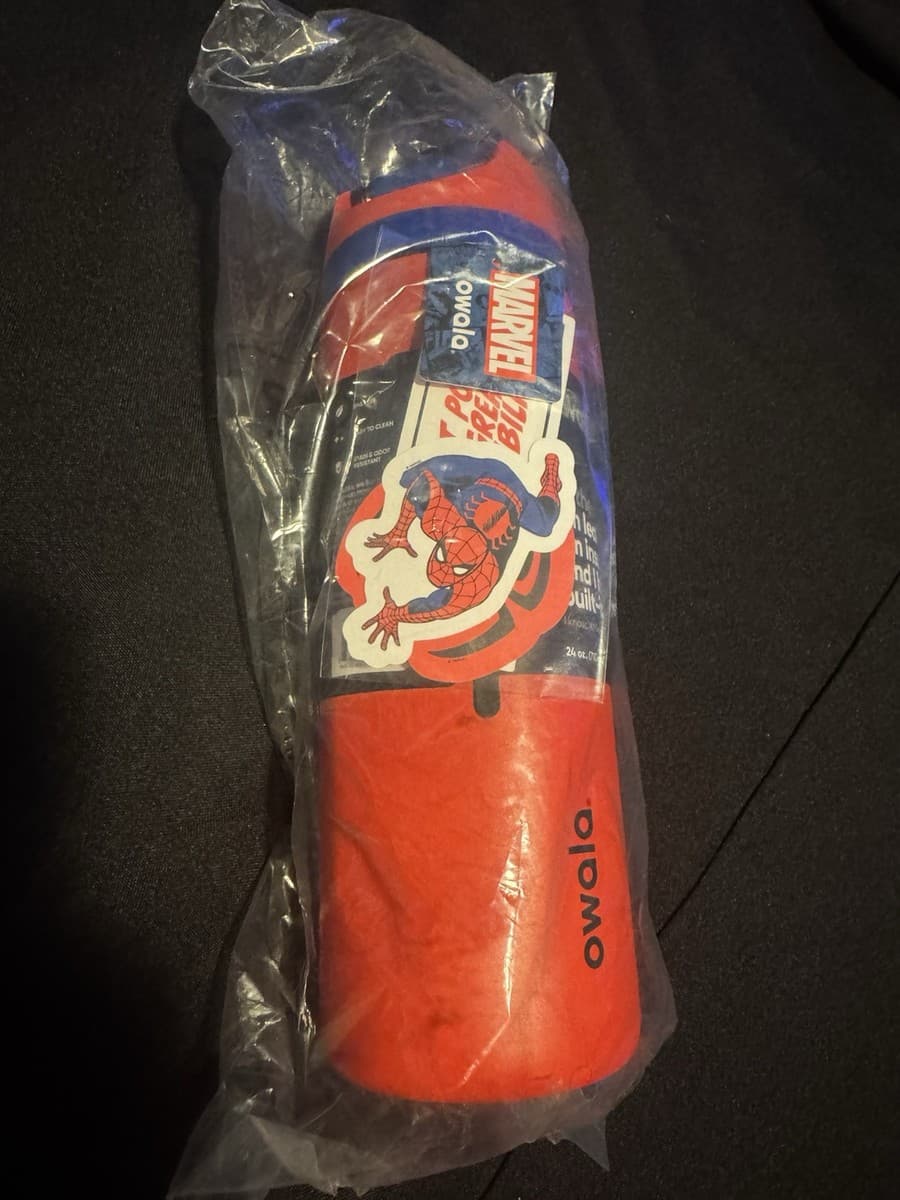 Marvel Spider-Man TikTok Viral 24 oz Owala *IN HAND* Ships Now ✅ - Image 1
