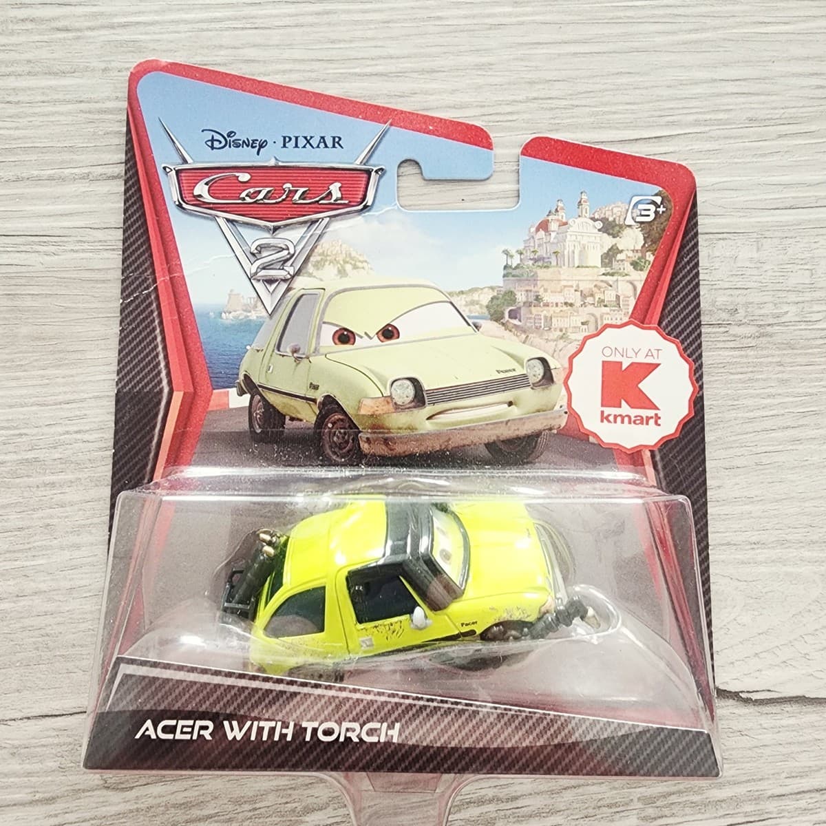DISNEY PIXAR CARS 2 ACER WITH TORCH KMART EXCLUSIVE 2011 NEW