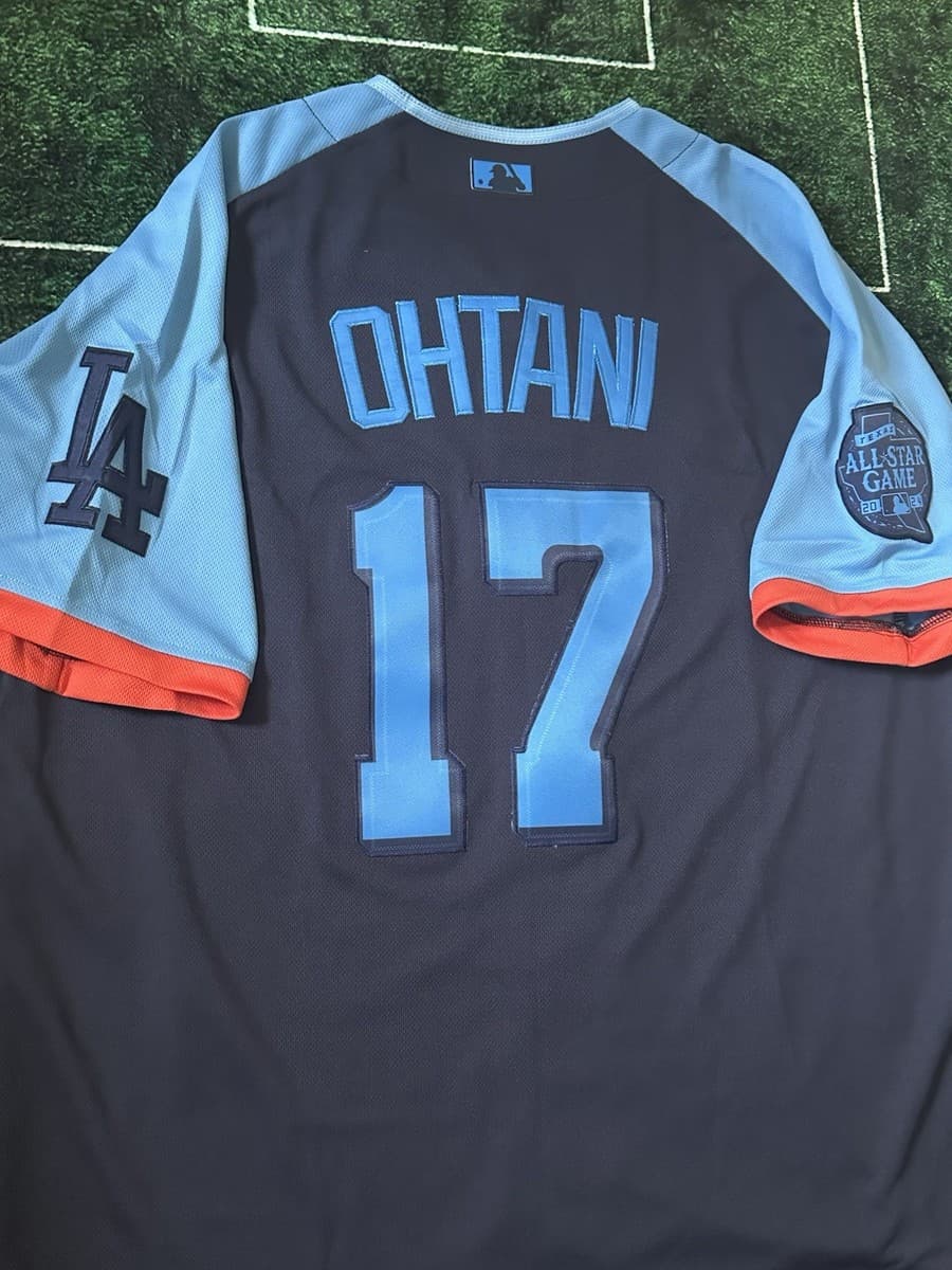 SHOHEI OHTANI Los Angeles Dodgers 2024 All Star Baseball Jersey Size XL thumbnail 4