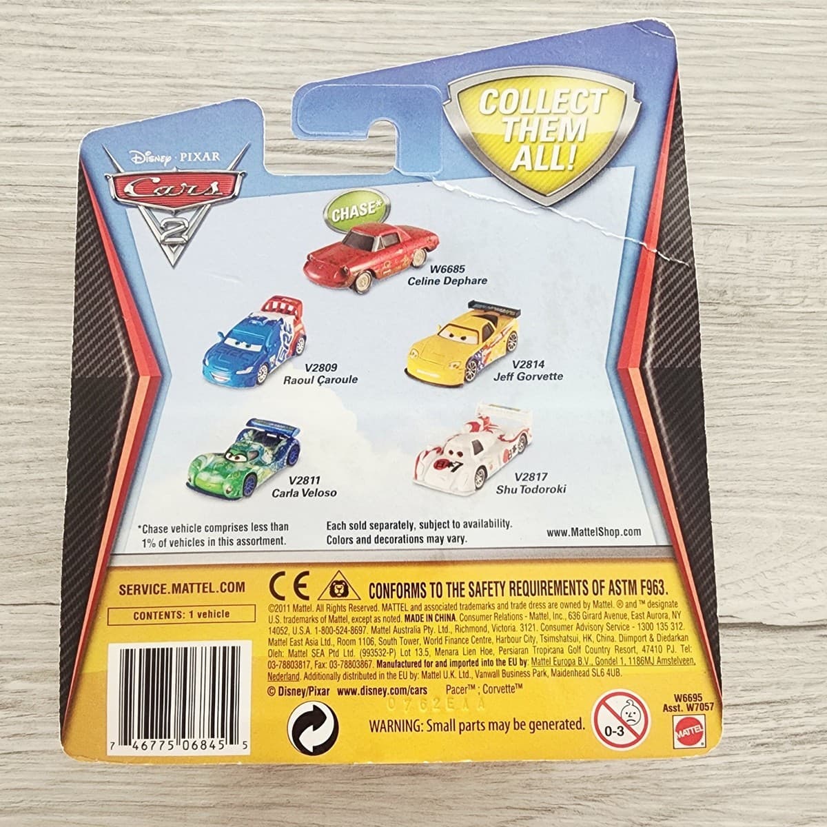 DISNEY PIXAR CARS 2 ACER WITH TORCH KMART EXCLUSIVE 2011 NEW thumbnail 2