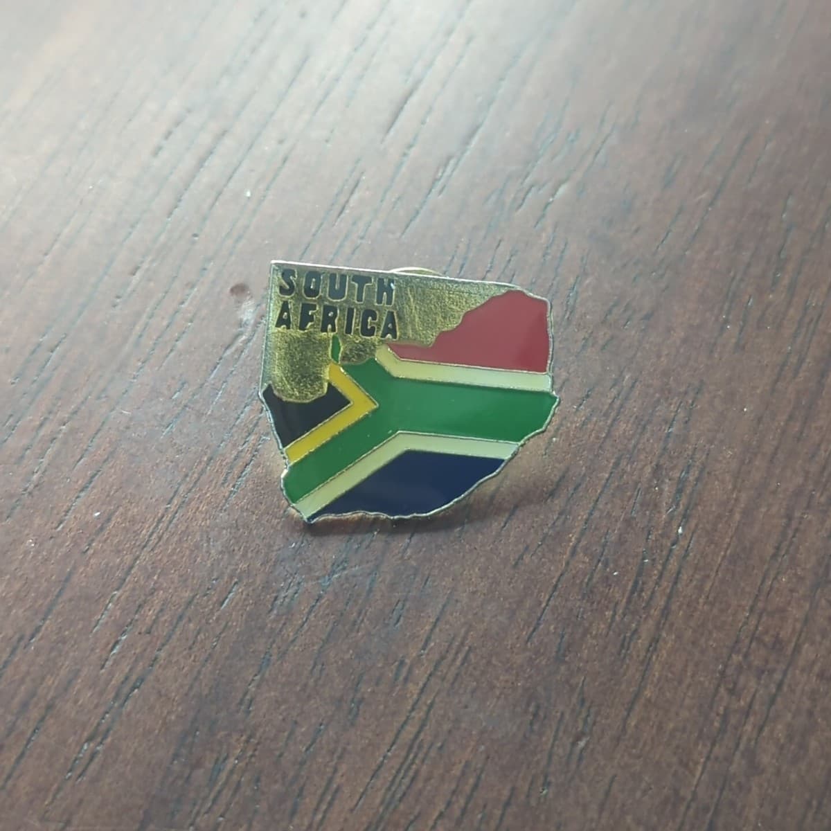 South Africa Country Flag Bike Motorcycle Hat Cap lapel Pin C1 - Image 1