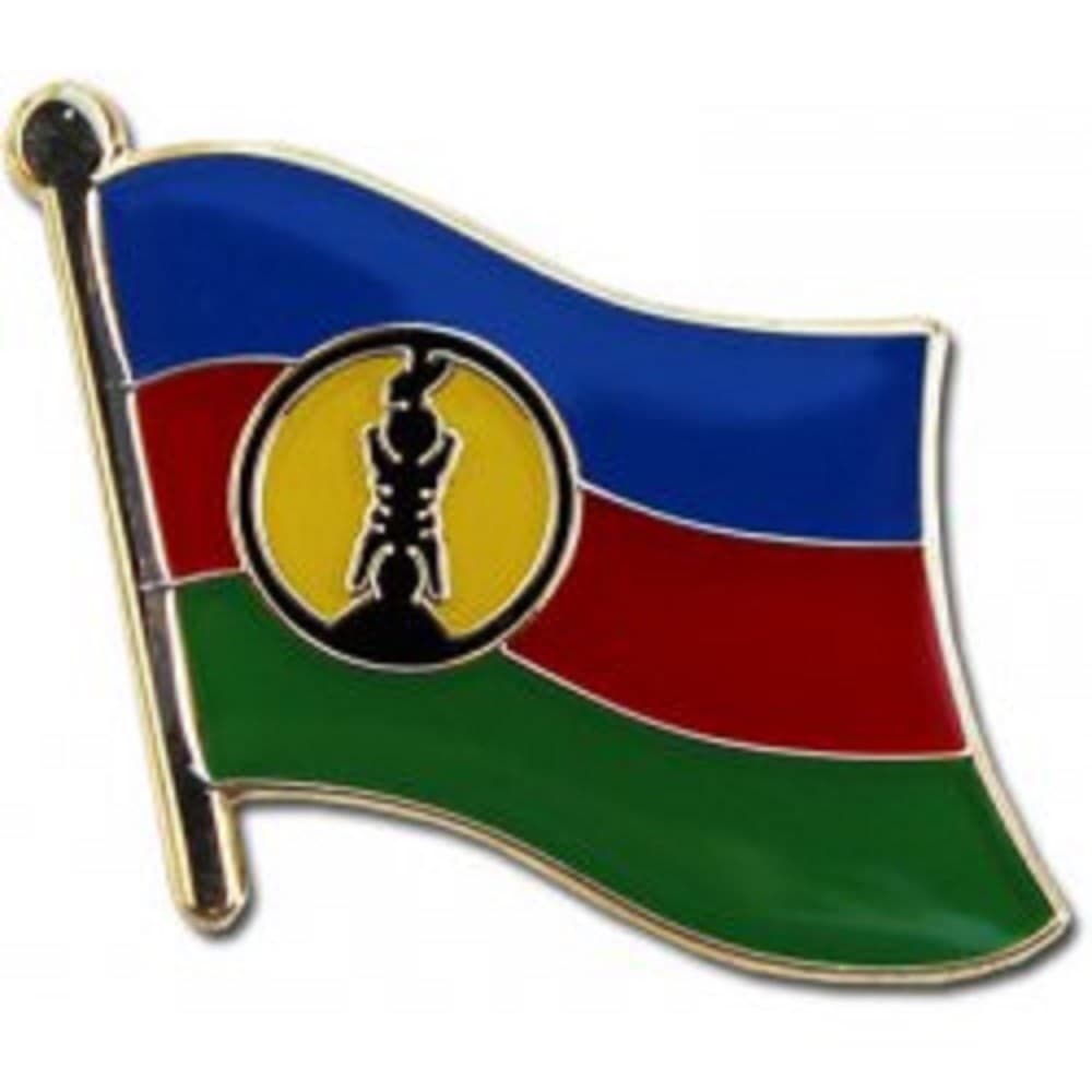 New Caledonia Country Flag Bike Motorcycle Hat Cap lapel Pin  - Image 1
