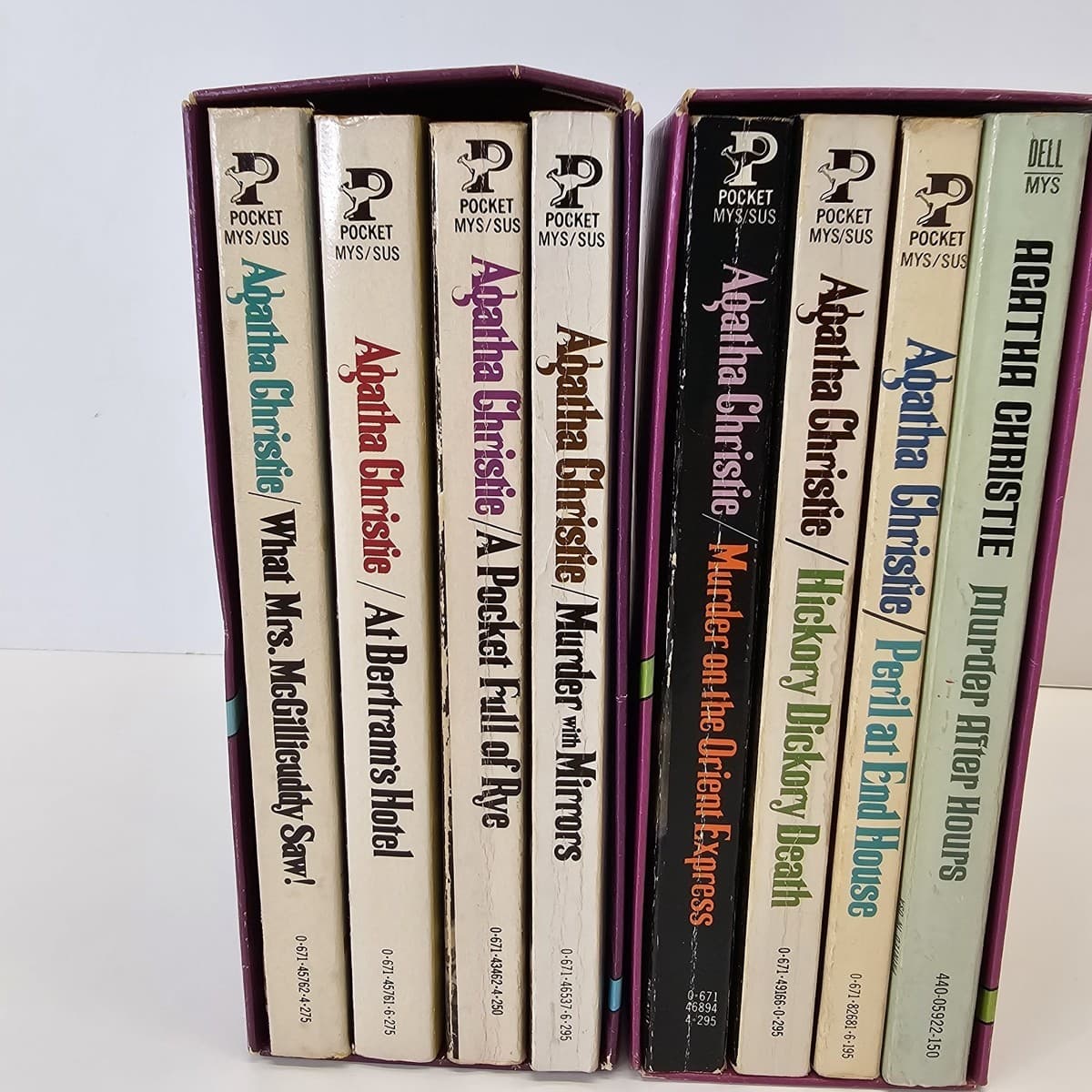 Agatha Christie Best Of Miss Marple And  Poirot Book Box Sets Lot Of 8 Stories  thumbnail 2
