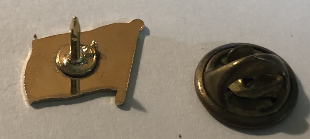 Enamel National Flag Of Sweden Pin-Back Lapel Pin Nordic Cross thumbnail 3
