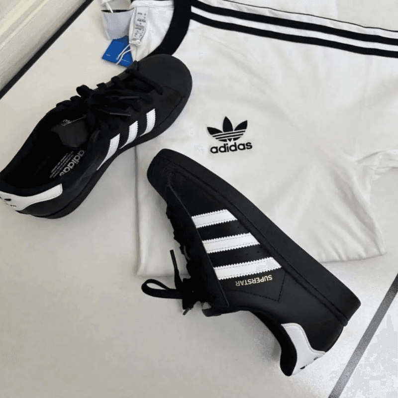 Adidas Superstar XLG Cloud White Core Black Unisex Trainer (UK 7-12) Brand New thumbnail 3