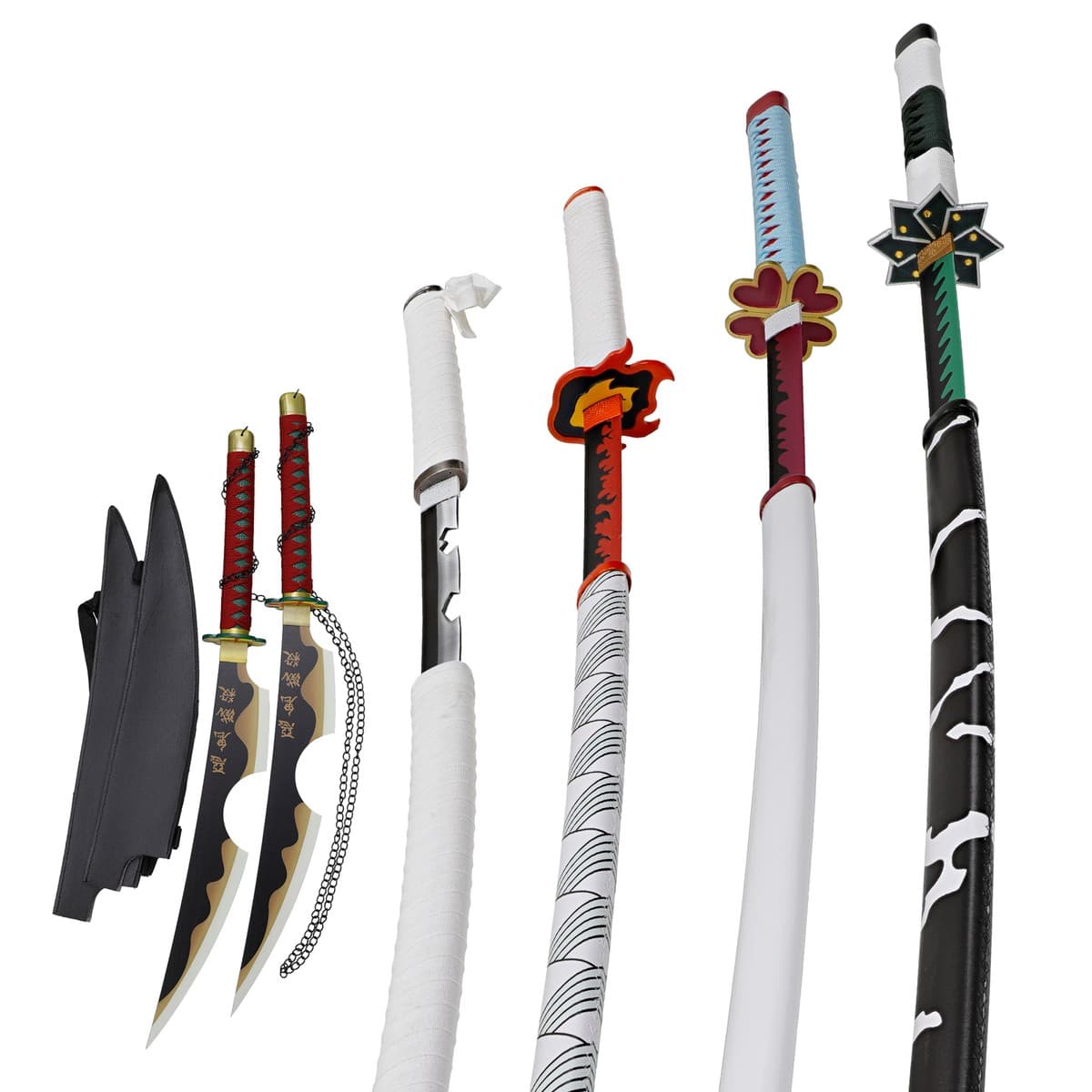 Demon Slayer Sword Anime Japanese Katana Cosplay Weapon Tanjiro Nichirin Swords