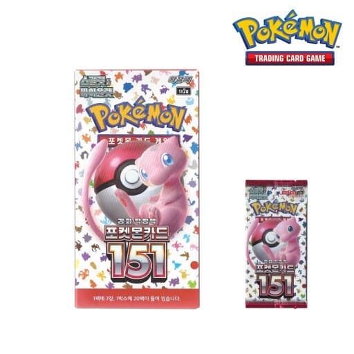 Pokemon Card Scarlet&amp;Violet 151 Booster Box sv2a New Sealed Korean ver. thumbnail 2