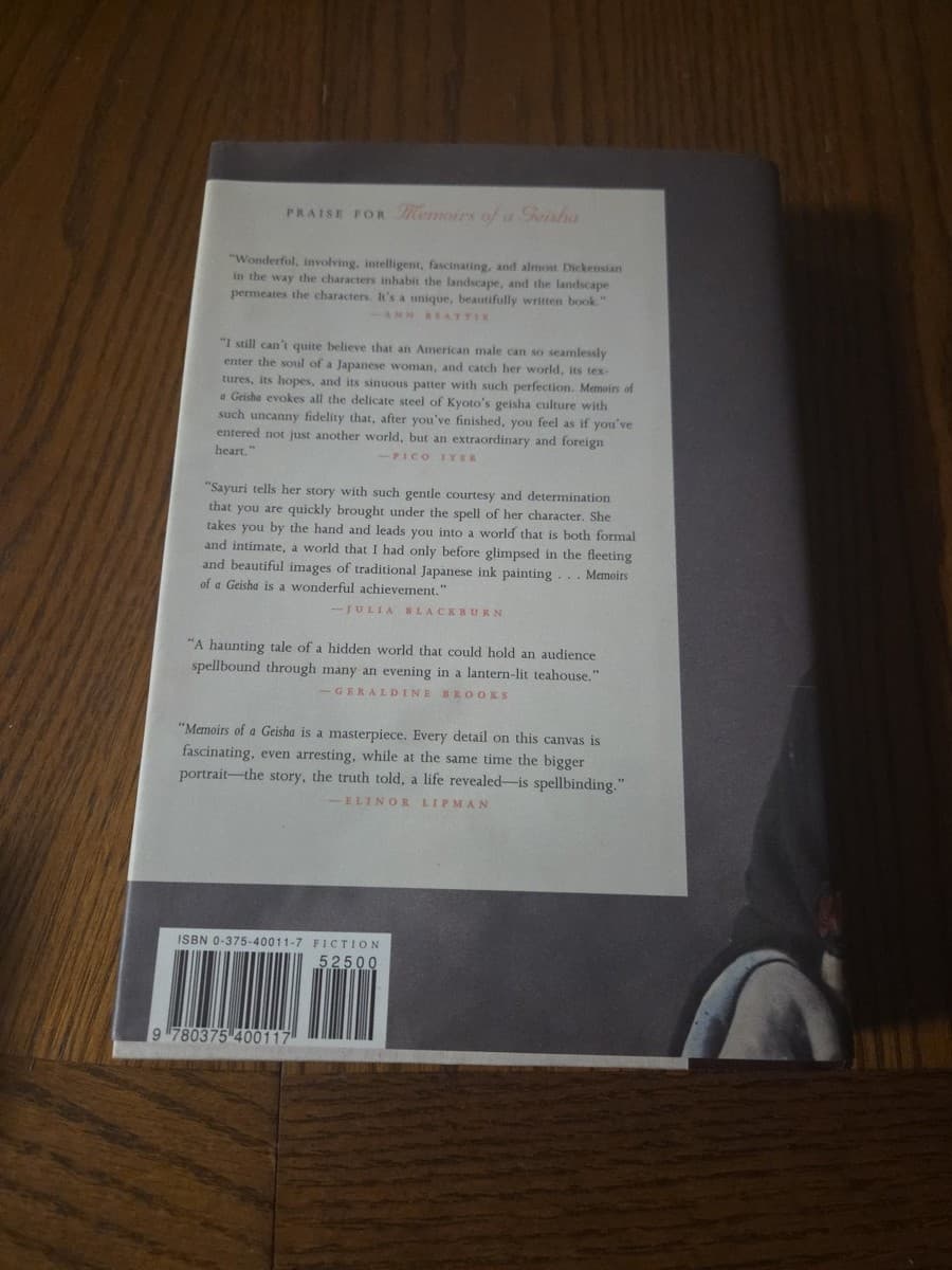 Memoirs of a Geisha by Arthur Golden (1997, Hardcover) thumbnail 2