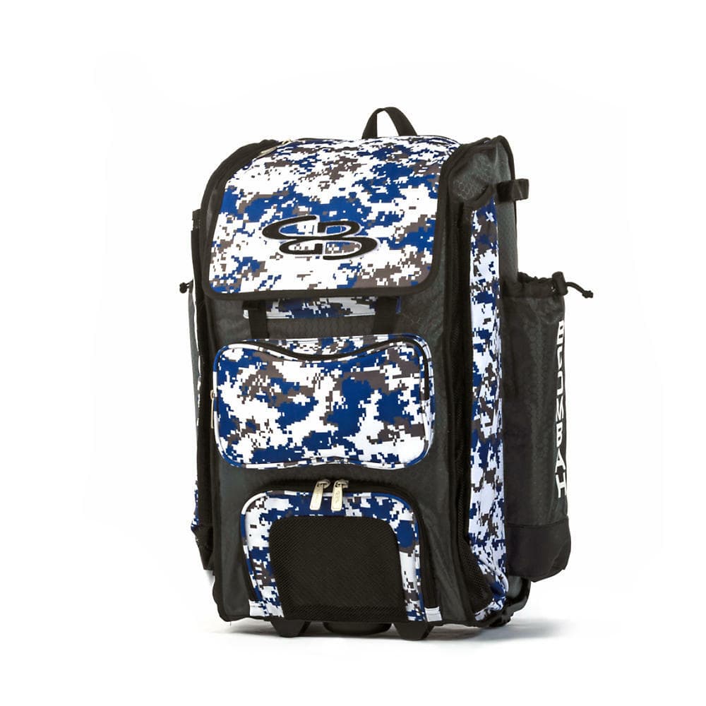 Boombah Wheeled Catcher Superpack Baseball/Softball Bag, Digital Camo, 40 Colors