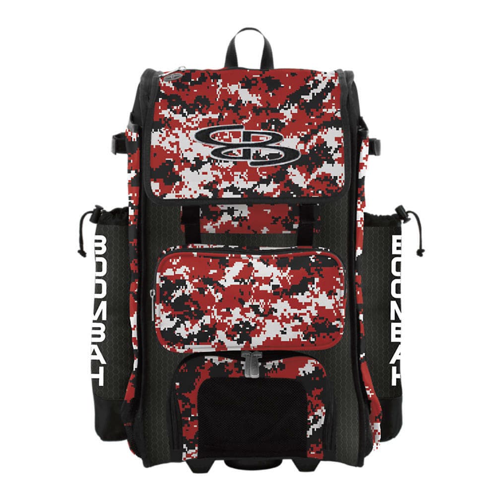 Boombah Wheeled Catcher Superpack Baseball/Softball Bag, Digital Camo, 40 Colors thumbnail 2