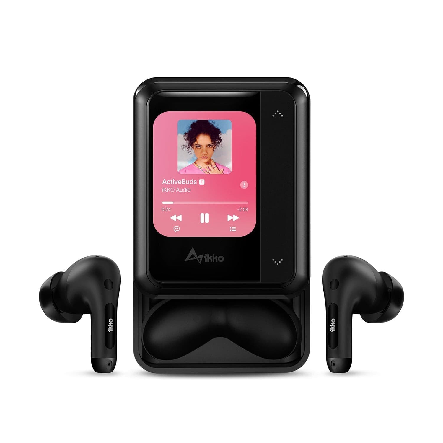 IKKO ActiveBuds AI Touchscreen smart Bluetooth Earphones Powered by ChatGPT thumbnail 5