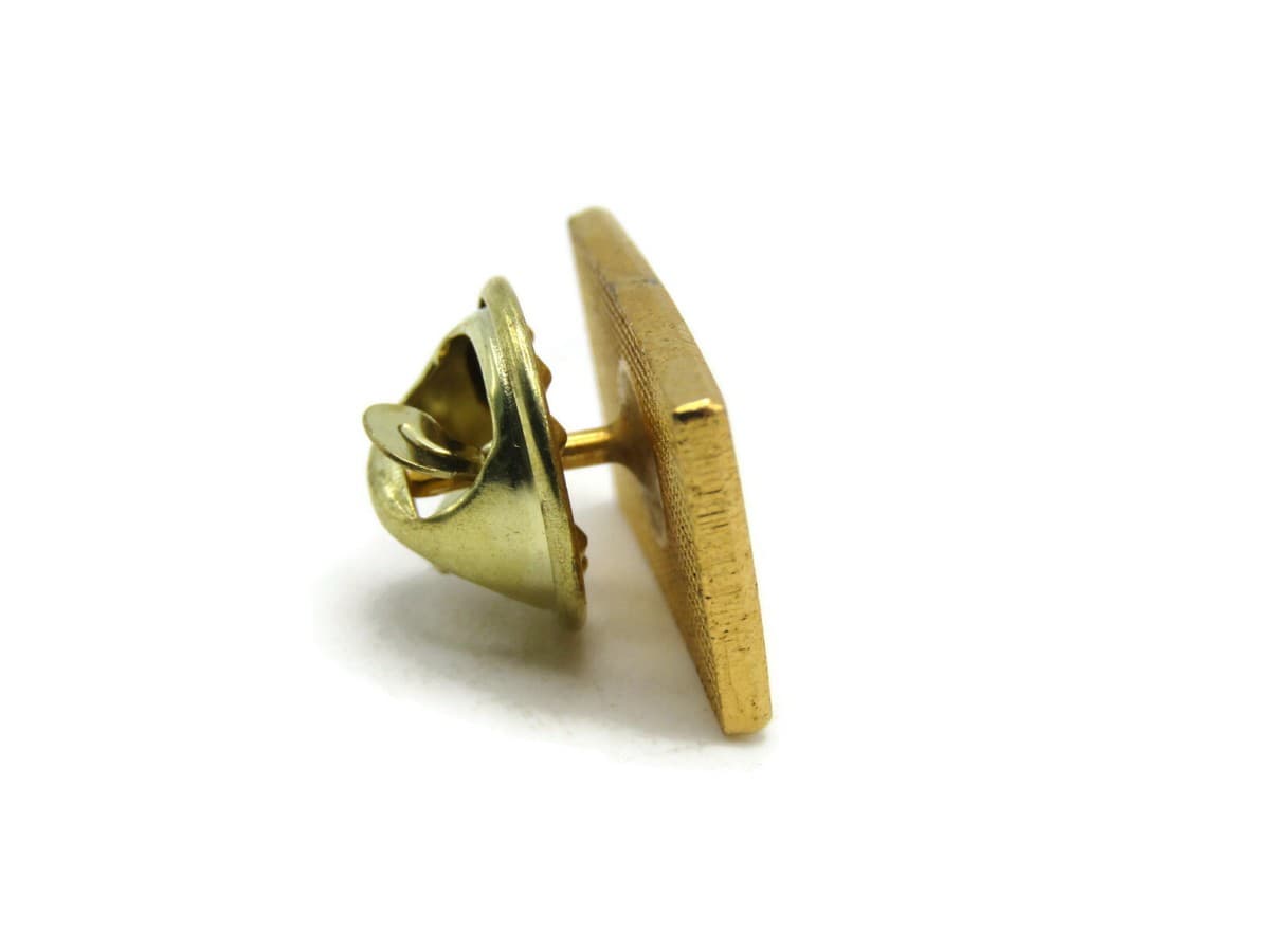 Flag Of Japan Pin Vintage Gold Tone thumbnail 2