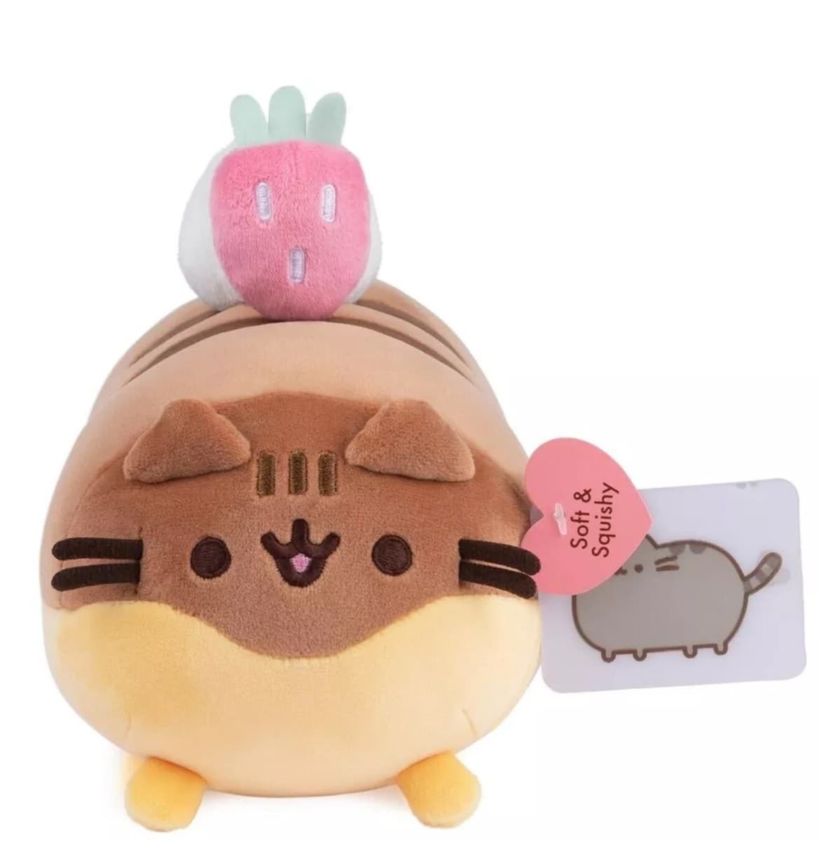 Gund NEW PUSHEEN ECLAIR SQUISHEEN Plush Snackable 11-Inch Cat Stuffed Toy thumbnail 4