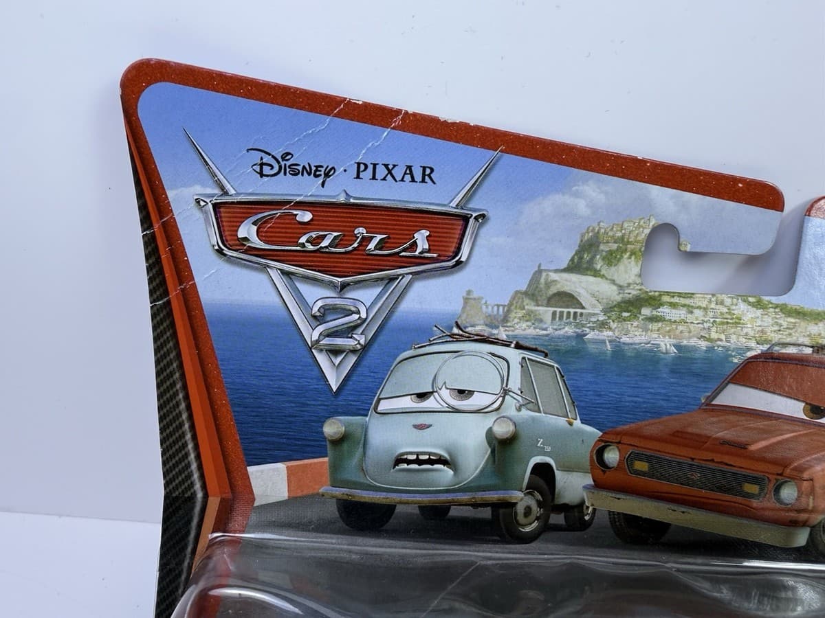 NIB Disney Pixar Cars 2 Maters Secret Mission Professor Z &amp; Tyler Gremlin Set  thumbnail 4