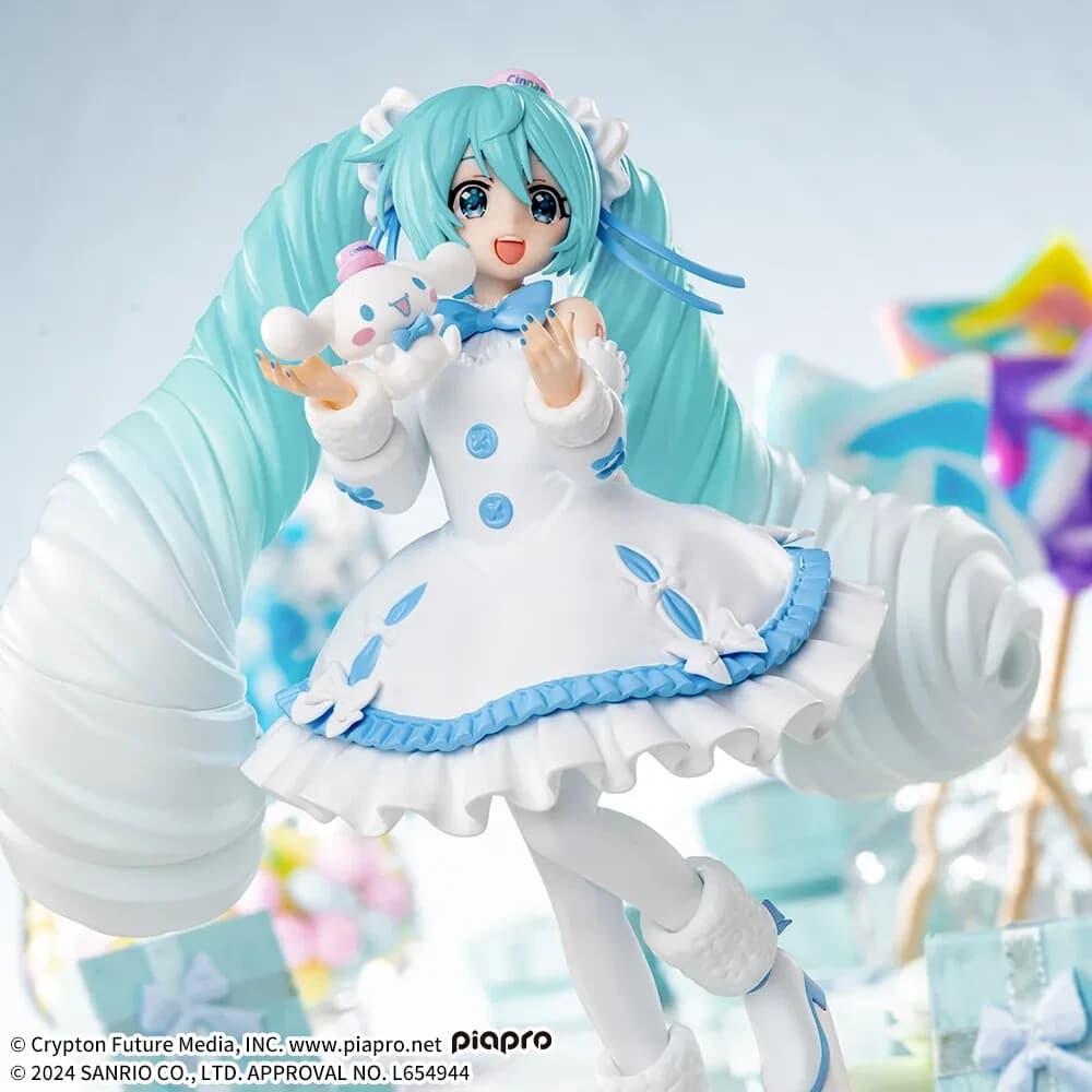 Hatsune Miku CINNAMOROLL Figure white dress ver. Luinasta SEGA SANRIO New thumbnail 2