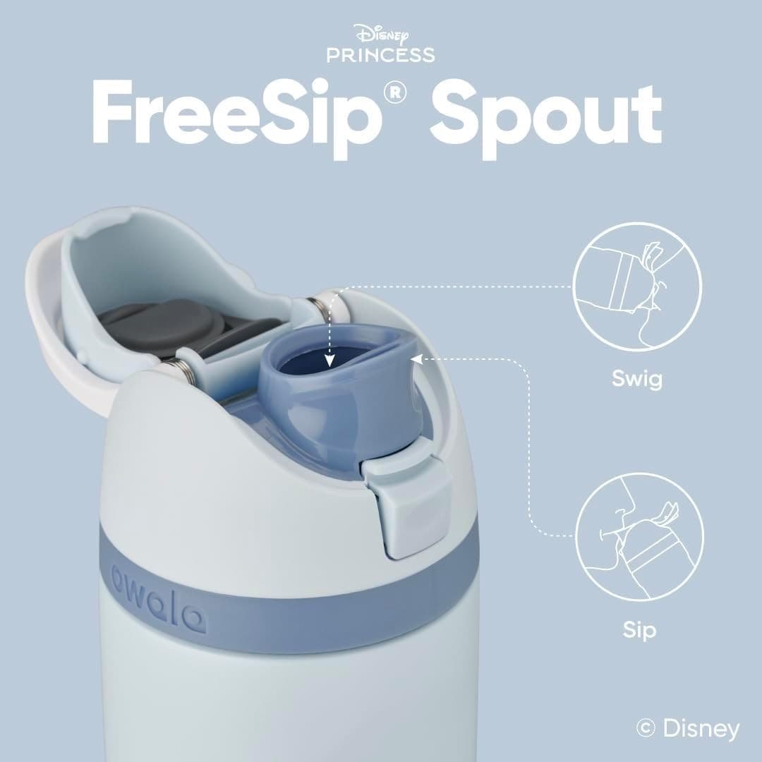 Owala Disney Princess FreeSip Insulated Stainless Steel Water Bottle with Straw thumbnail 5