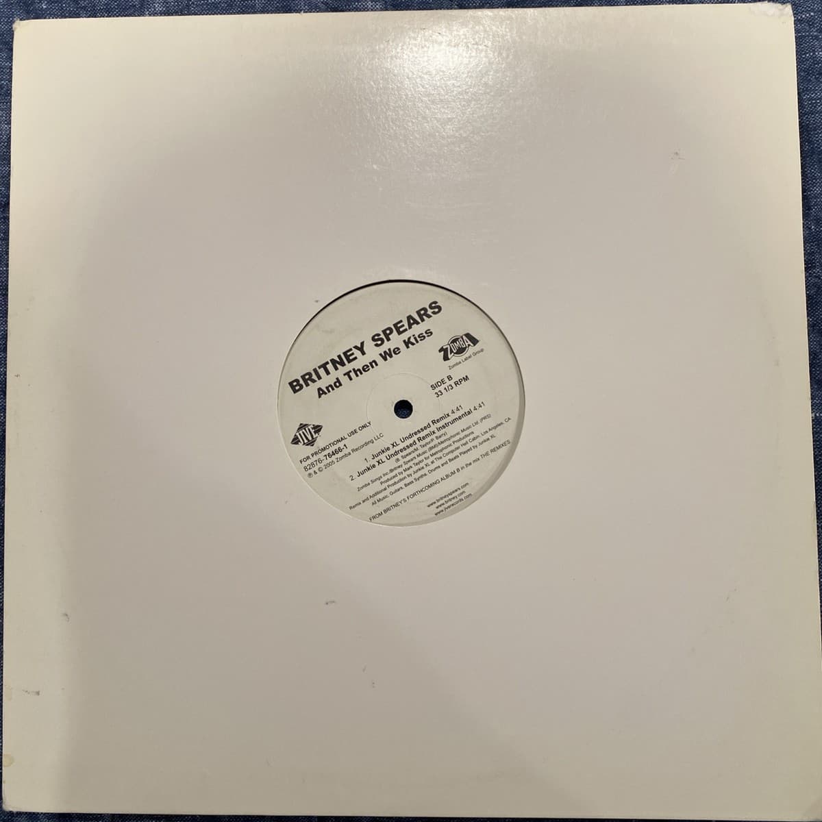 Britney Spears And Then We Kiss Promo 12” Single 82876-76466-1 thumbnail 2
