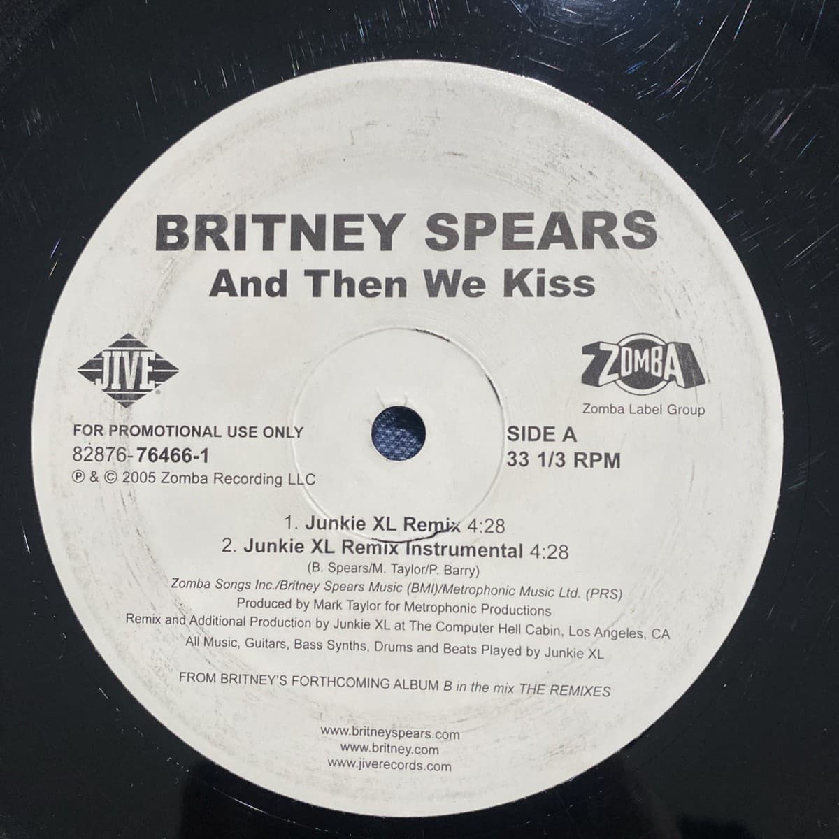 Britney Spears And Then We Kiss Promo 12” Single 82876-76466-1 thumbnail 4