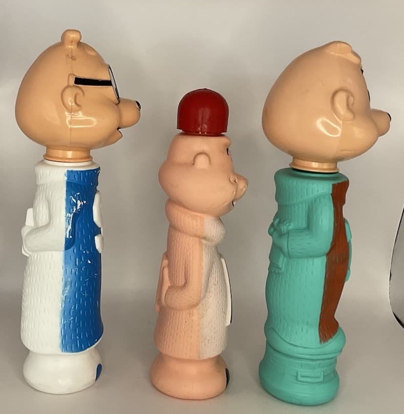 Chipmunks Vintage 1960s SOAKY Lot - Alvin, Simon &amp; Theodore Chip Bubble Bath thumbnail 4