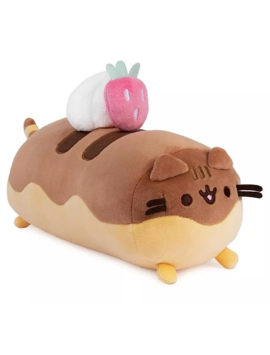 Gund NEW PUSHEEN ECLAIR SQUISHEEN Plush Snackable 11-Inch Cat Stuffed Toy thumbnail 3