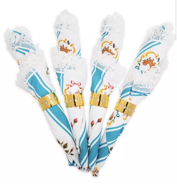 Disney Parks The Aristocats Napkin Set by Ann Shen Cloth Napkins &amp; Rings New Box - Image 1