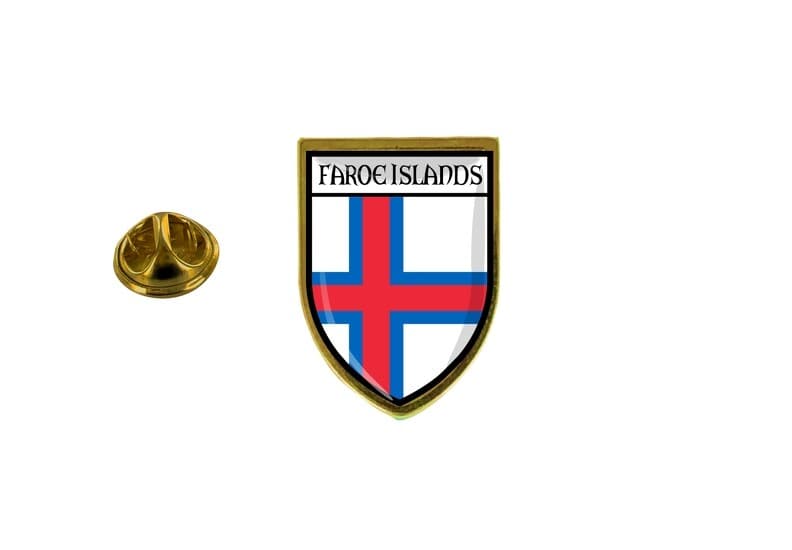 Pins Pin Badge Pin's Souvenir City Flag Country Coat Of Arms Faroe Islands - Image 1