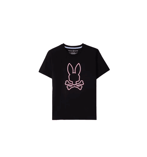 PSYCHO BUNNY KIDS T SHIRT BLACK B0U338B2TS BLK - Image 1