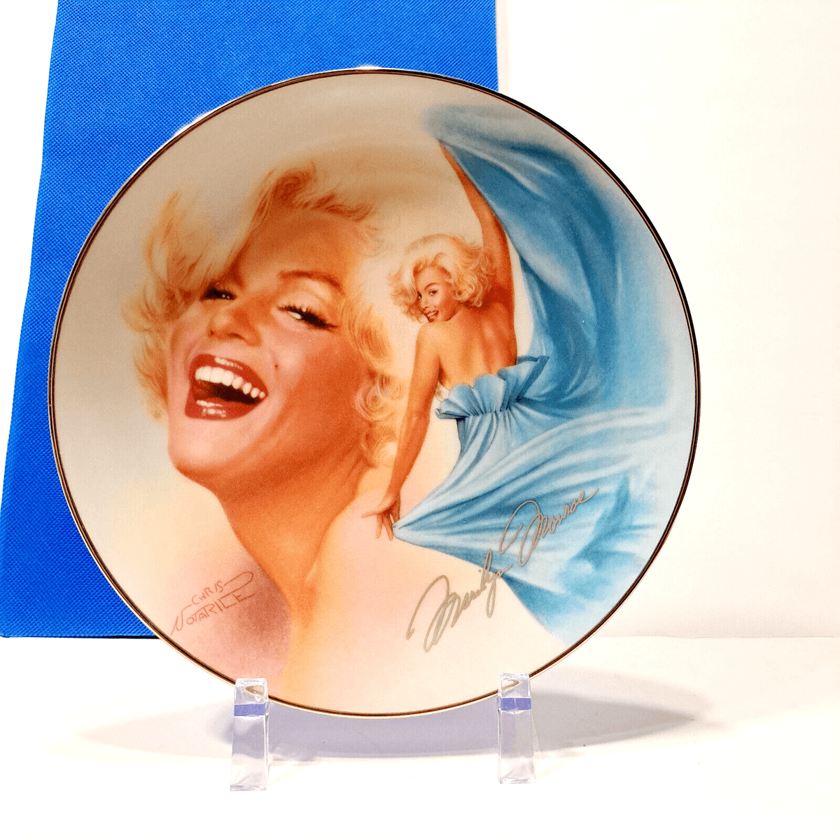 Bradford Exchange Marilyn Monroe A TWINKLE IN HER EYE 4th Issue Collector Plate  - Image 1
