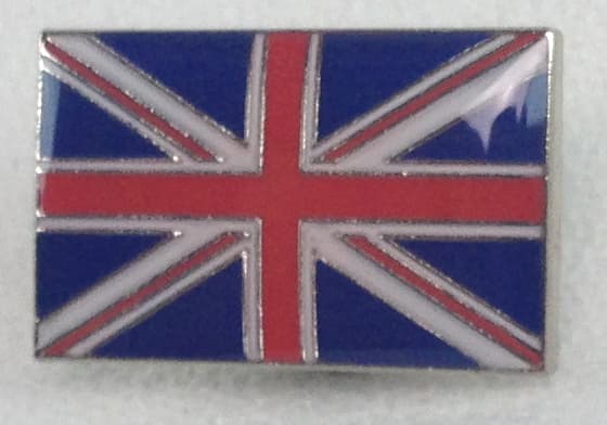 The United Kingdom (Union Jack) Flag - UK Imported Enamel Pin - World Traveler - Image 1