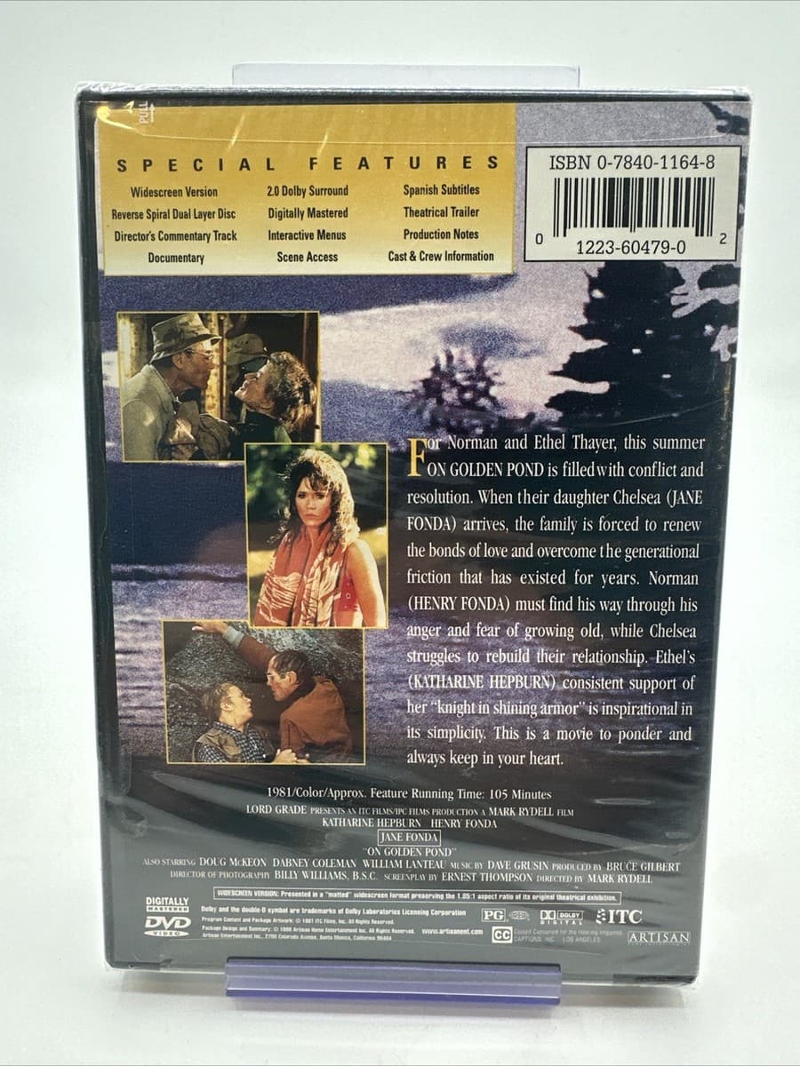On Golden Pond (DVD, 1998) - Brand New and Factory Sealed thumbnail 2