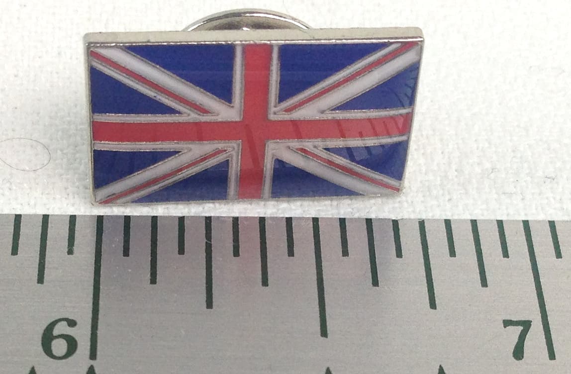 The United Kingdom (Union Jack) Flag - UK Imported Enamel Pin - World Traveler thumbnail 3