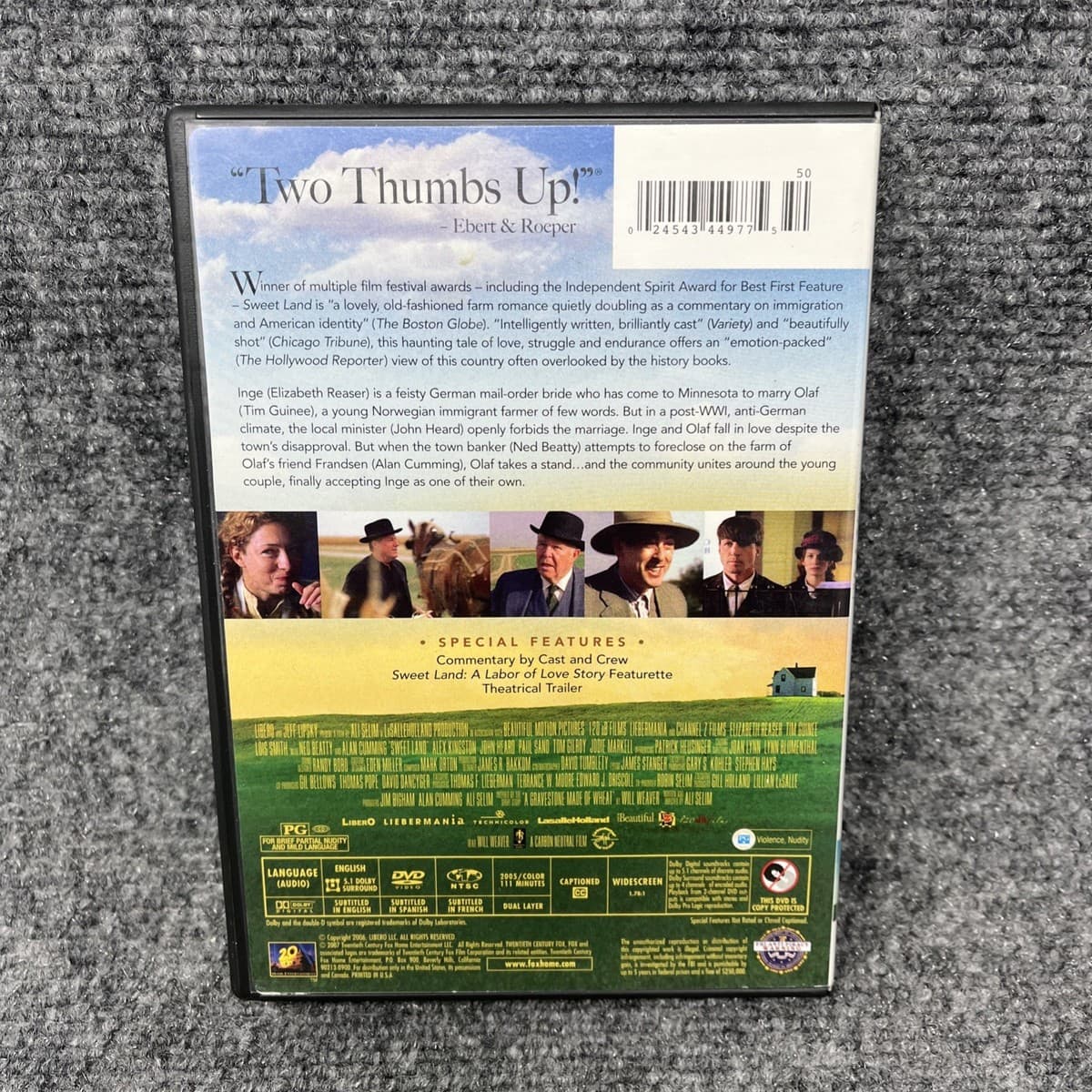Sweet Land - A Love Story (DVD) Elizabeth Reaser John Heard Ned Beatty 2005 OOP thumbnail 2