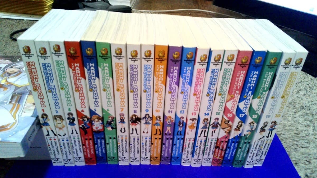 The Melancholy of Haruhi Suzumiya manga set vol 1-20 English Very Good condition - Image 1