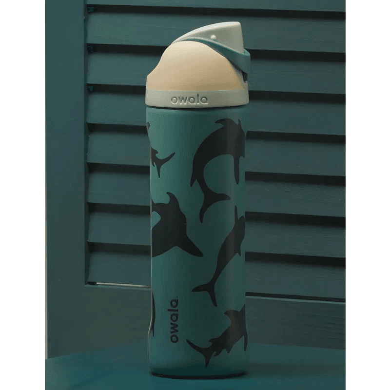 Owala FreeSip Stainless Steel Water Bottle Fin Frenzy 24oz New thumbnail 2