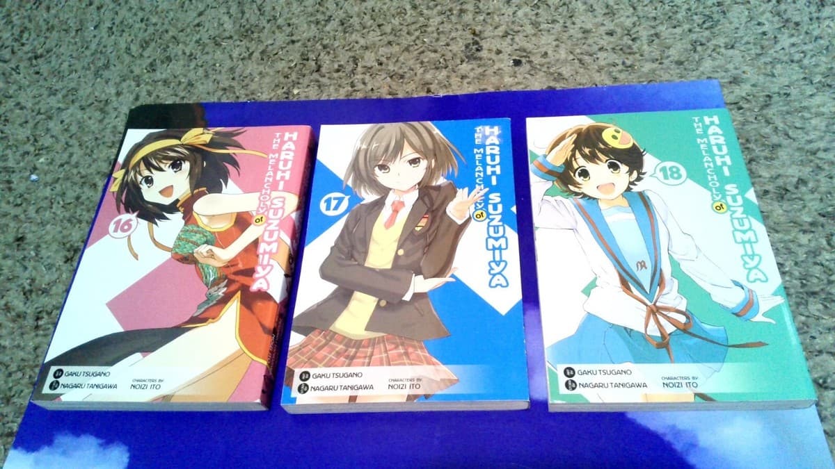 The Melancholy of Haruhi Suzumiya manga set vol 1-20 English Very Good condition thumbnail 4