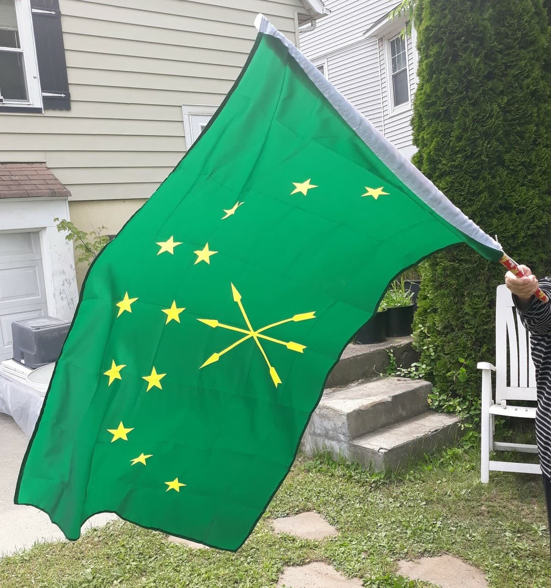 Circassian (Adigha) Flag | 3 x 5 Feet thumbnail 3
