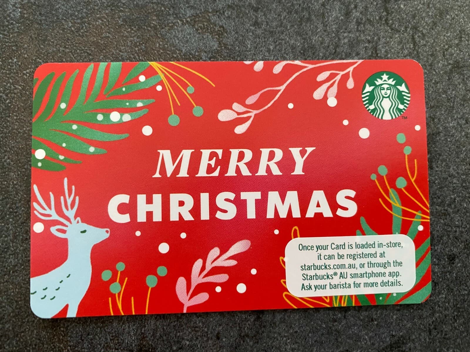 Starbucks Gift Card Australia w/ Pin Intact - Image 1