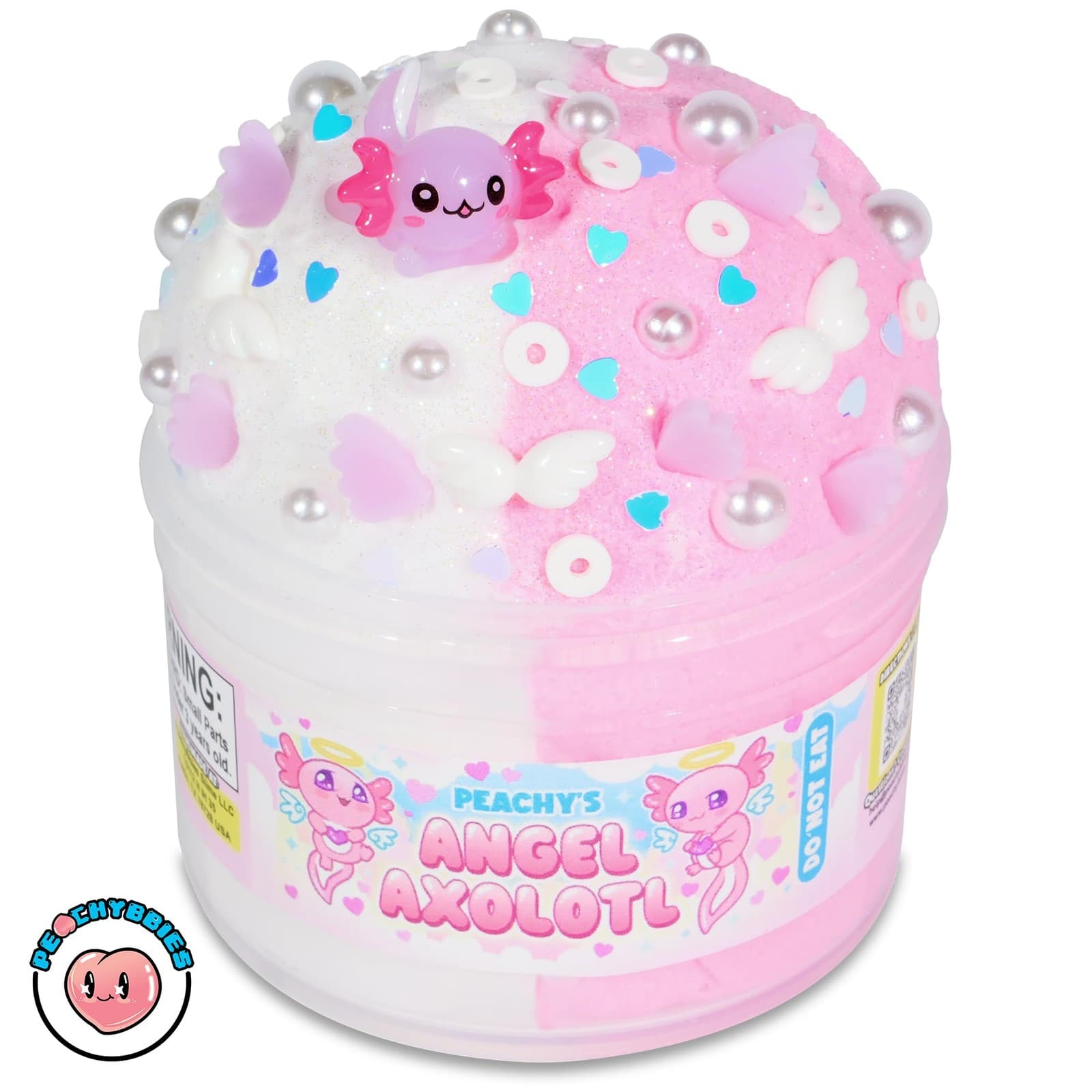 Peachybbies Slime 4-Pack Fantasy Bundle, Unicorn Candy Floss, Mermaid's Ball,... thumbnail 4