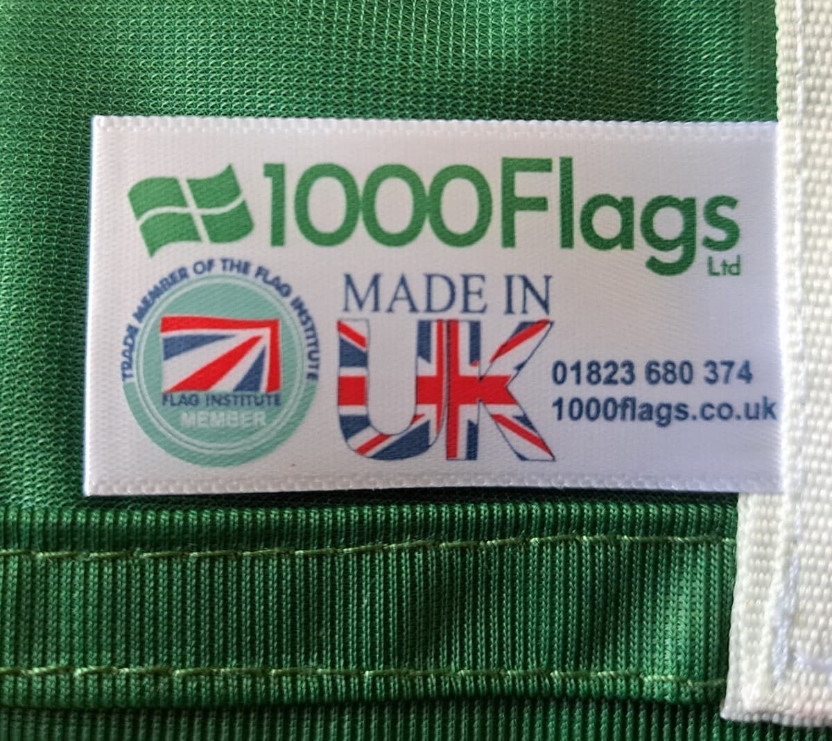 Chuquisaca Flag with Rope and Toggle - Handmade in the UK thumbnail 5