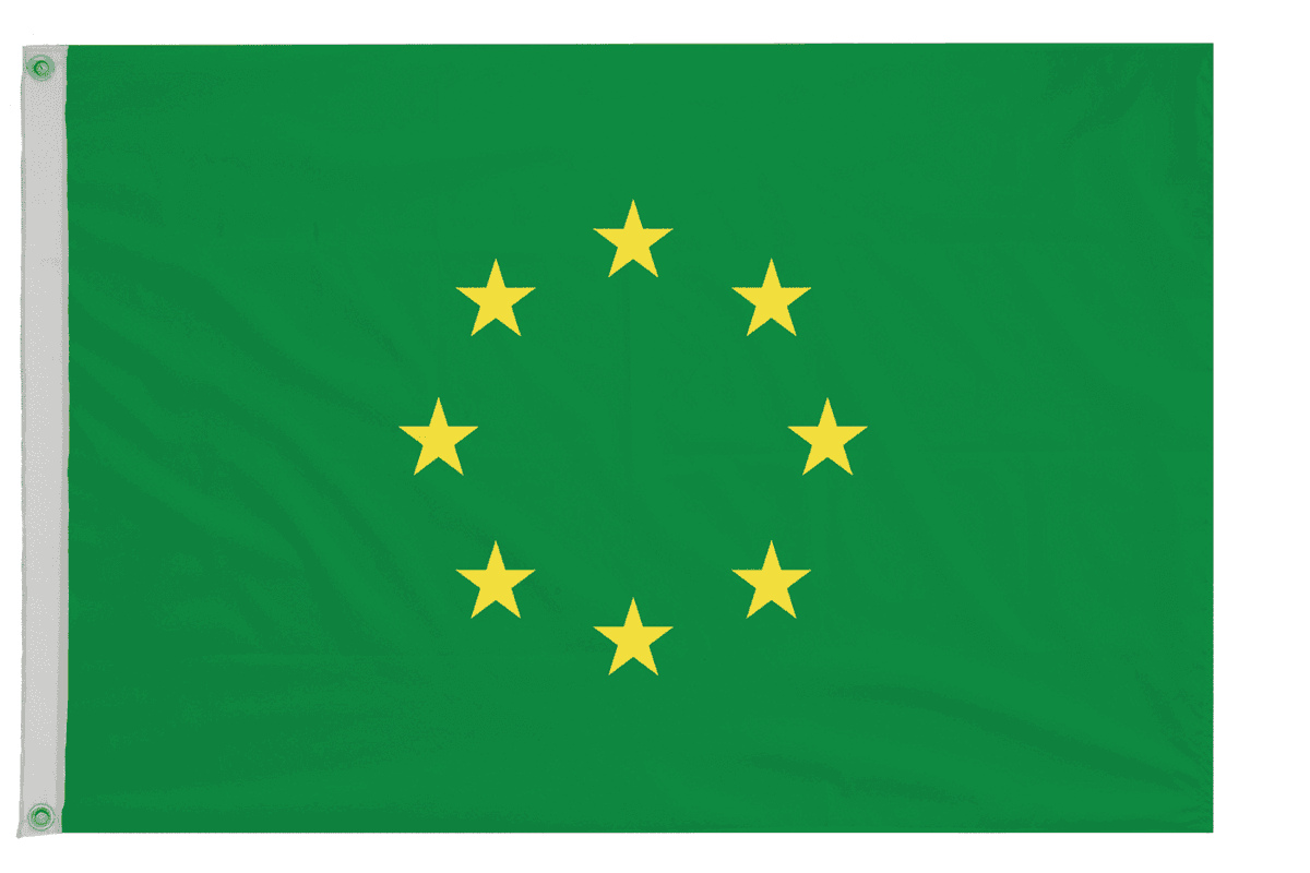 Beni Flag with Eyelets - Handmade in the UK - Image 1