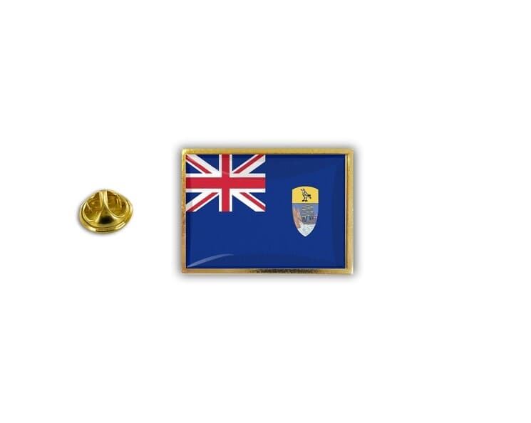 pins pin's flag national badge metal lapel hat button vest st saint helena - Image 1