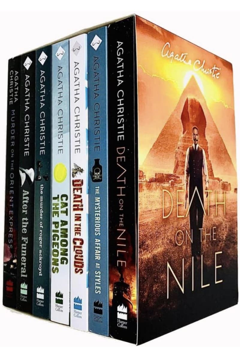 Agatha Christie Poirot Series 7 Books Collection Box Set (Murder on the Orie... thumbnail 2
