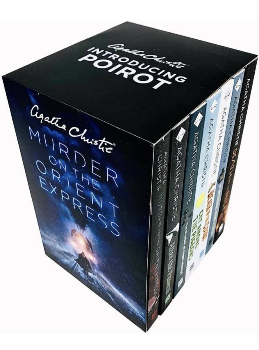 Agatha Christie Poirot Series 7 Books Collection Box Set (Murder on the Orie... - Image 1