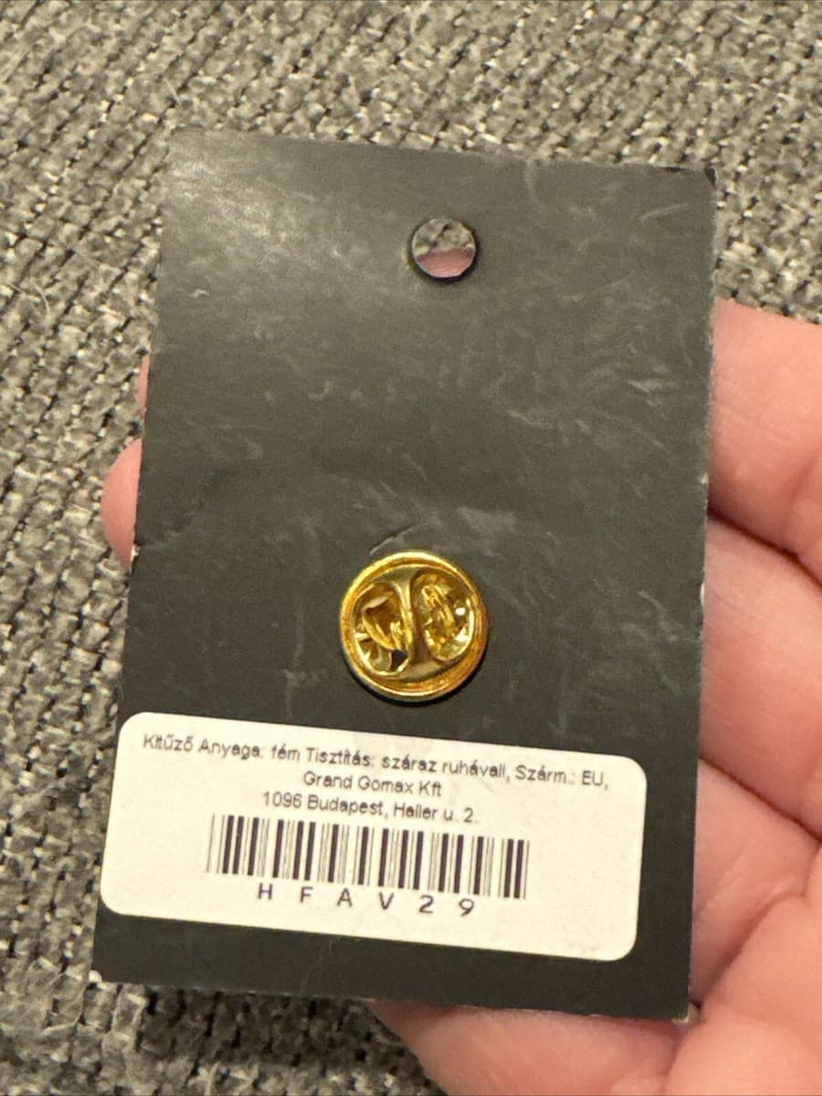 Vintage Hungary Country Flag Gold Tone Lapel Pin (GW21) thumbnail 2