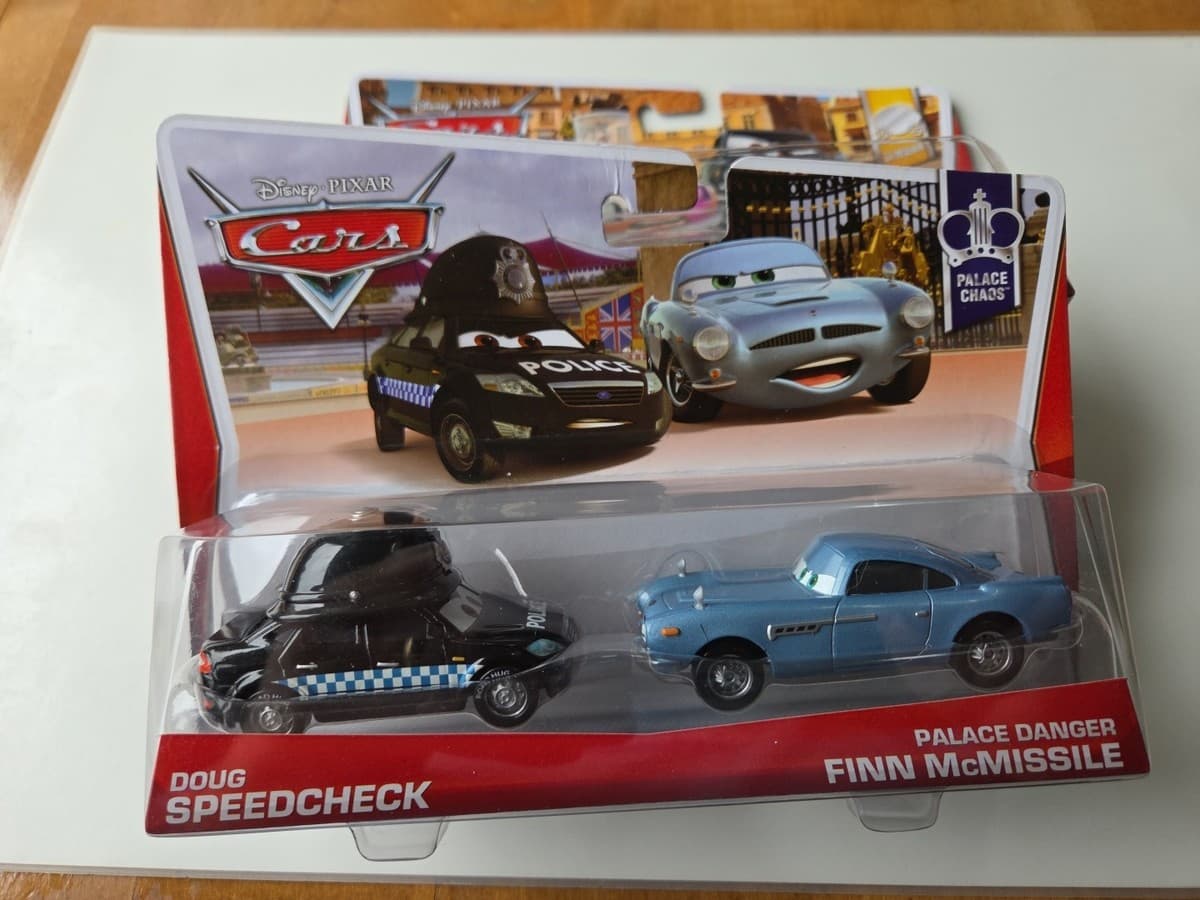 4 New Disney Pixar Cars Tubbs Pacer Tolga &amp; Doug Speedcheck Finn McMissile 2013 thumbnail 2
