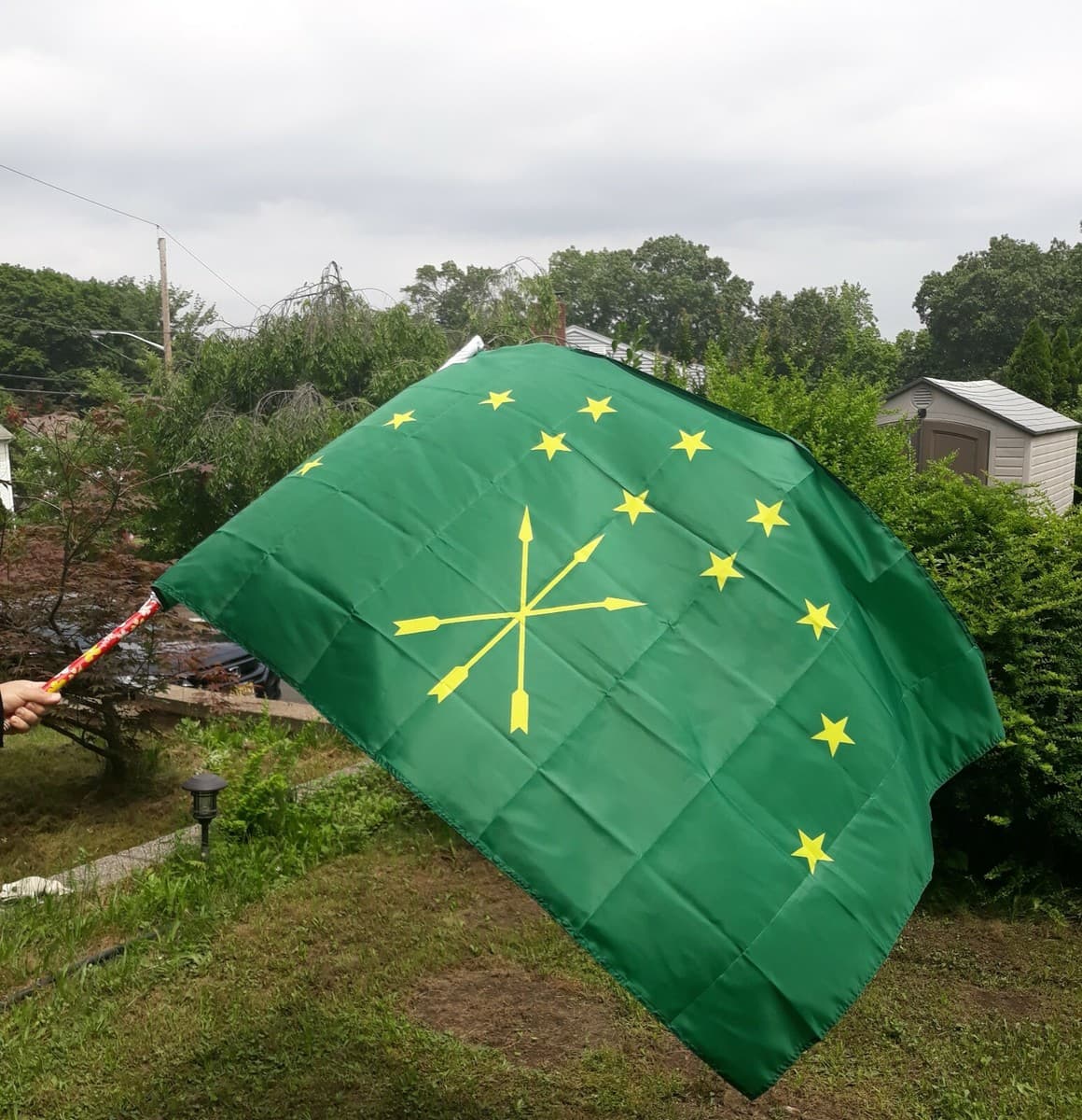 Circassian (Adigha) Flag | 3 x 5 Feet thumbnail 5