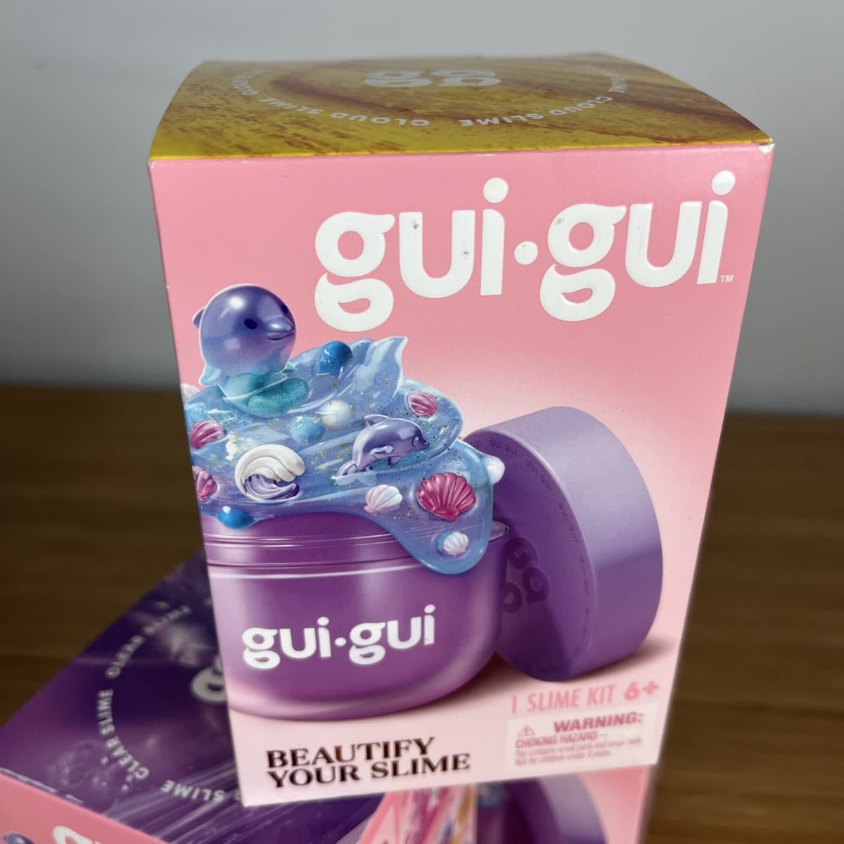 Lot Of 3 Gui-Gui Clear Slime Beautify Kit with Figurine New 2025 thumbnail 2
