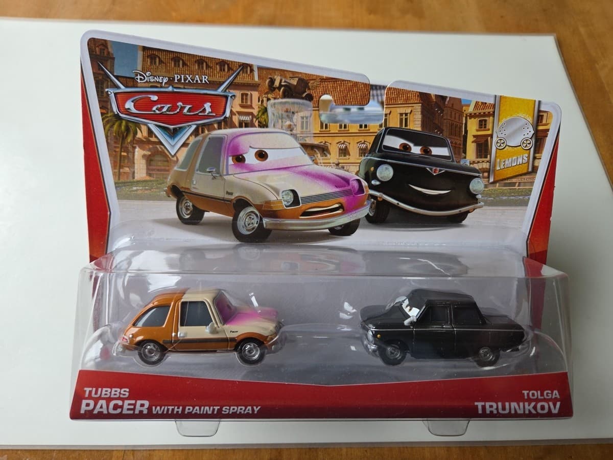 4 New Disney Pixar Cars Tubbs Pacer Tolga &amp; Doug Speedcheck Finn McMissile 2013 thumbnail 3