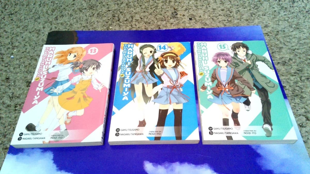 The Melancholy of Haruhi Suzumiya manga set vol 1-20 English Very Good condition thumbnail 3
